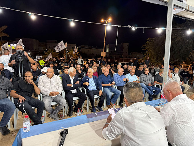 المشتركة تفتتح مقرها الانتخابي في كسيفة في النقب